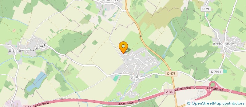 localisation de l'entreprise MADAME ELODIE BOUVARD  JOUHE