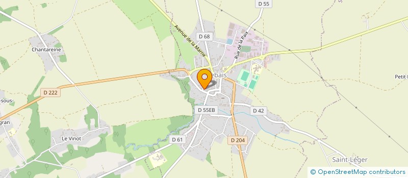 localisation de l'entreprise MADAME ELODIE BOUZNIAKOFF  REBAIS