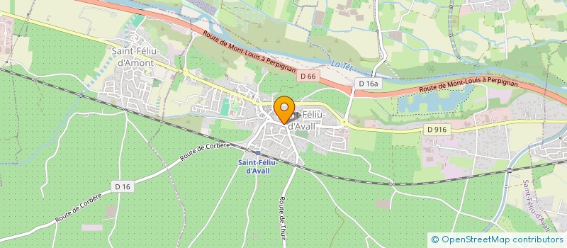 localisation de l'entreprise MADAME ELODIE BOY  SAINT FELIU D'AVALL