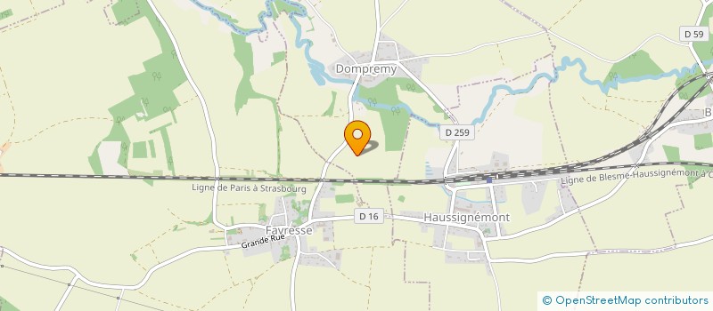 localisation de l'entreprise MADAME ELODIE BRAUN  DOMPREMY