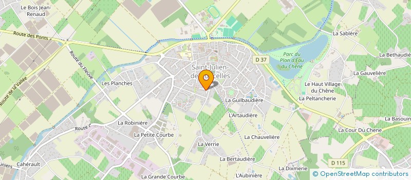 localisation de l'entreprise MADAME ELODIE BRECHETEAU  SAINT-JULIEN-DE-CONCELLES