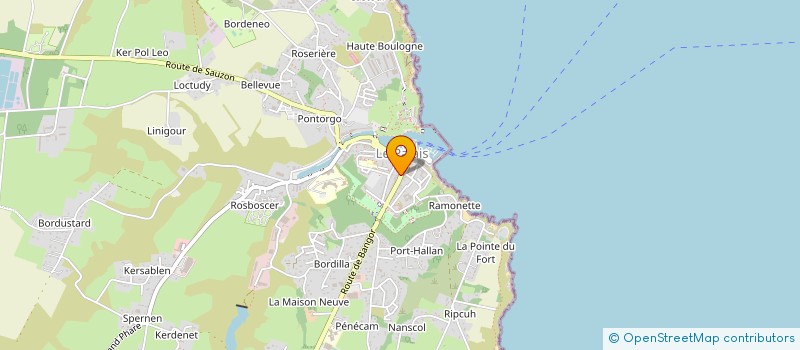 localisation de l'entreprise MADAME ELODIE BRESSOLLES  LE PALAIS