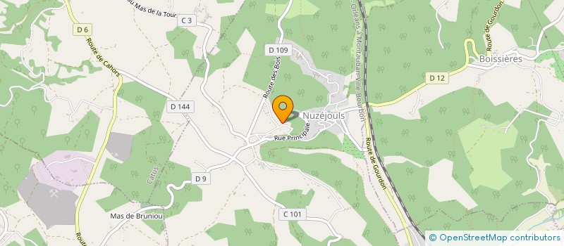 localisation de l'entreprise MADAME ELODIE BRETON  GIGOUZAC