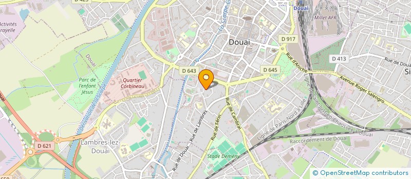 localisation de l'entreprise MADAME ELODIE BREUVART  DOUAI