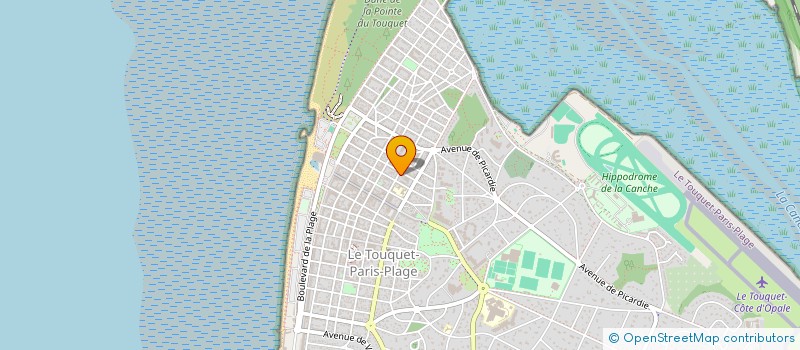 localisation de l'entreprise MADAME ELODIE BRICHE  LE TOUQUET-PARIS-PLAGE