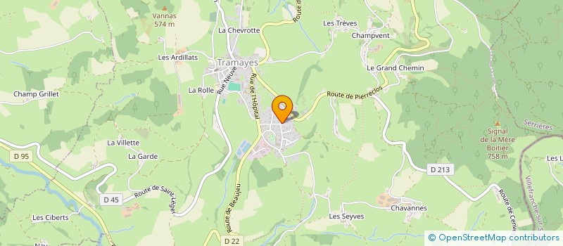 localisation de l'entreprise MADAME ELODIE BRIDAY  TRAMAYES