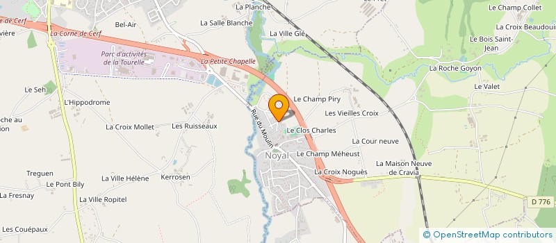 localisation de l'entreprise MADAME ELODIE BRIENS  NOYAL