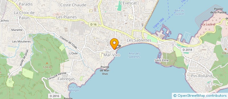 localisation de l'entreprise MADAME ELODIE BRIENT à LA SEYNE-SUR-MER