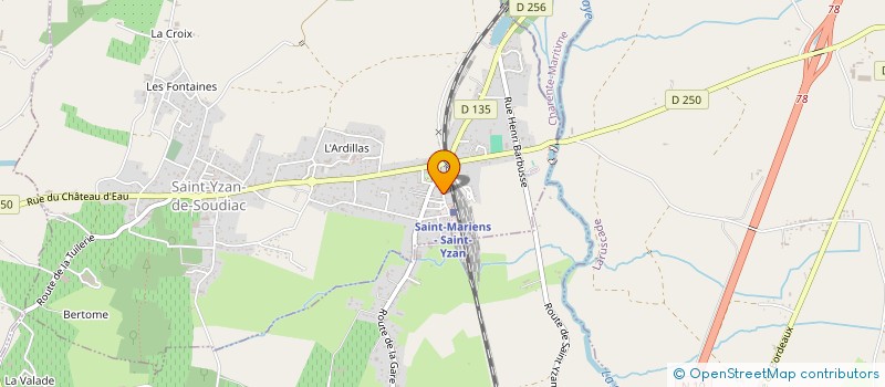 localisation de l'entreprise MADAME ELODIE BRILLOIT  SAINT-YZAN-DE-SOUDIAC