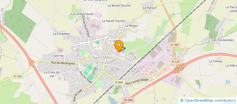 localisation de l'entreprise MADAME ELODIE BRIONNE  SAINT-MEEN-LE-GRAND