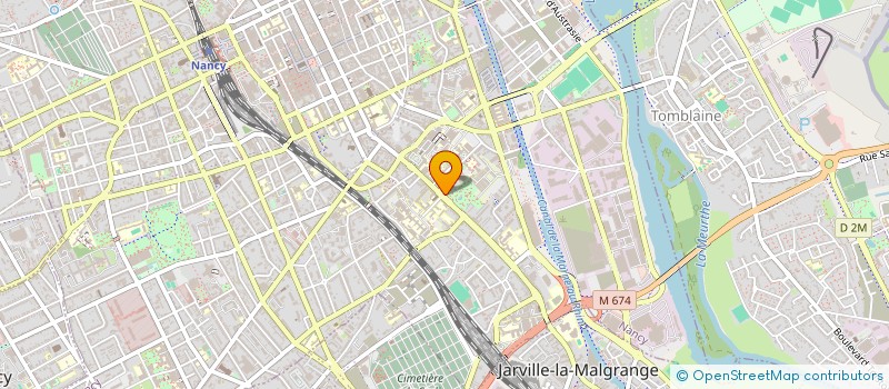 localisation de l'entreprise MADAME ELODIE BRIOUGNE  NANCY