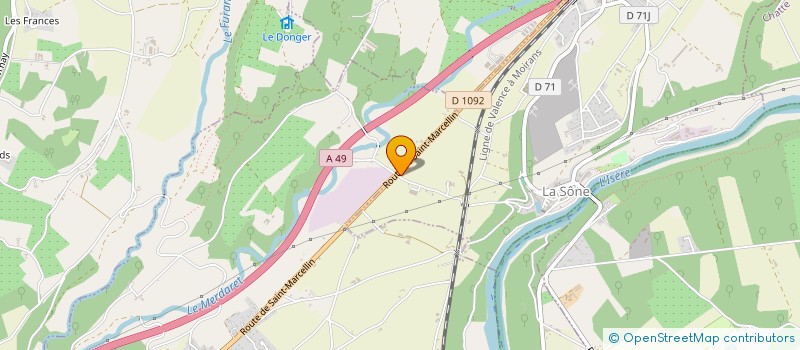 localisation de l'entreprise MADAME ELODIE BRITES  LA SONE