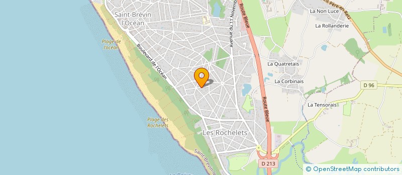 localisation de l'entreprise MADAME ELODIE BROHAN à SAINT-BREVIN-LES-PINS