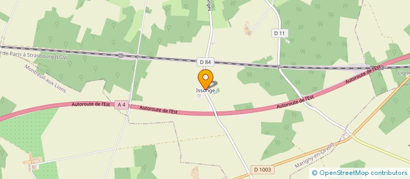 localisation de l'entreprise MADAME ELODIE BRONDEL  MARIGNY-EN-ORXOIS