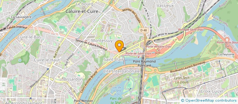 localisation de l'entreprise MADAME ELODIE BROUILLOUX à CALUIRE-ET-CUIRE