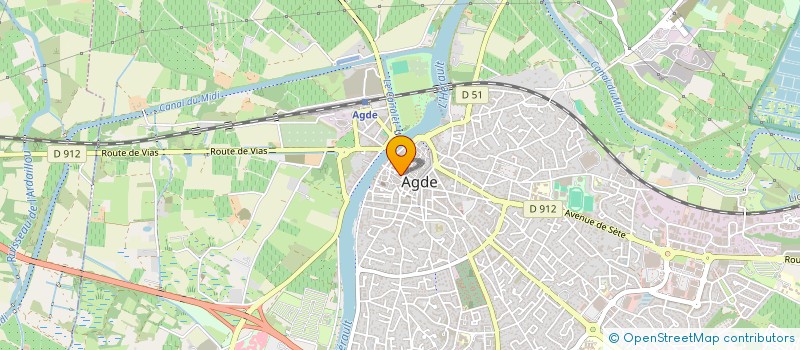 localisation de l'entreprise MADAME ELODIE BRUGNOT à AGDE
