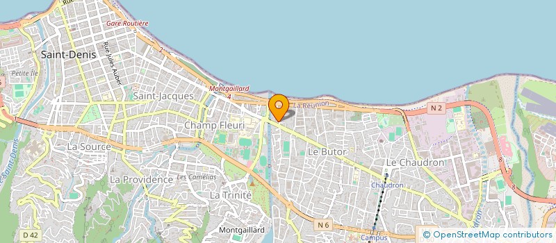 localisation de l'entreprise MADAME ELODIE BRUNCHAULT à SAINT-DENIS