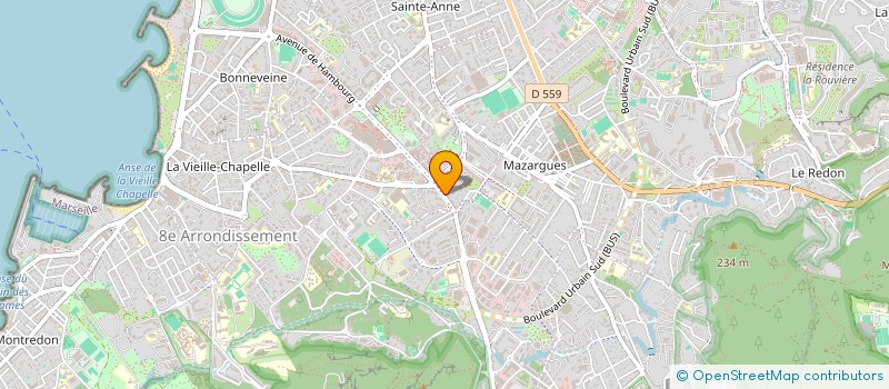 localisation de l'entreprise MADAME ELODIE BRUNEAU  MARSEILLE