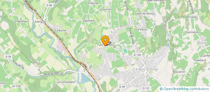 localisation de l'entreprise MADAME ELODIE BRUNO à VAL D'OINGT