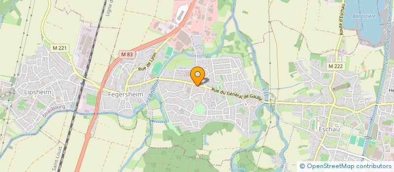 localisation de l'entreprise MADAME ELODIE BRUNSON  FEGERSHEIM