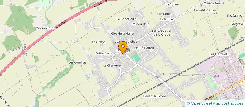 localisation de l'entreprise MADAME ELODIE BRUON  CHAINGY