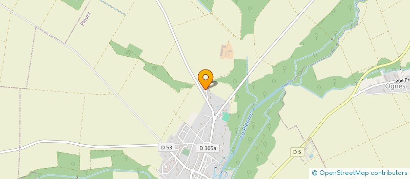 localisation de l'entreprise MADAME ELODIE BUREAUX  PLEURS