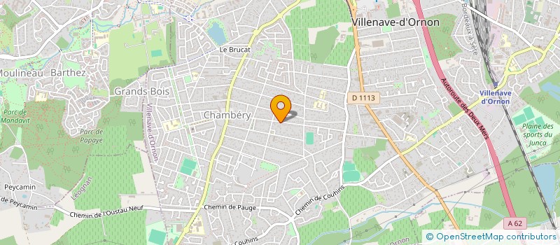 localisation de l'entreprise MADAME ELODIE BURET à VILLENAVE-D'ORNON
