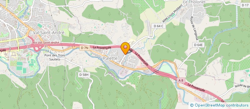 localisation de l'entreprise MADAME ELODIE BUSTOS  LE THOLONET