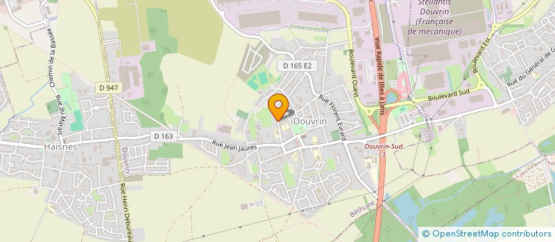 localisation de l'entreprise MADAME ELODIE CABOTSE  DOUVRIN