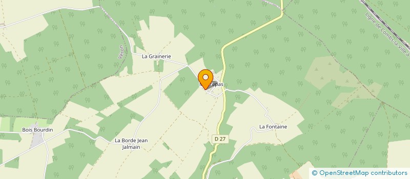 localisation de l'entreprise MADAME ELODIE CADIERGUES  LES BORDES