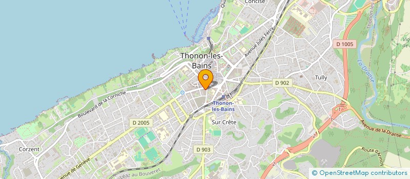 localisation de l'entreprise MADAME ELODIE CAIL à THONON-LES-BAINS