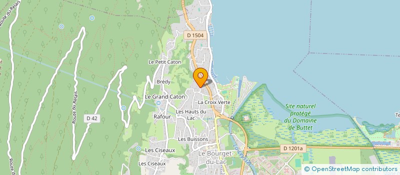 localisation de l'entreprise MADAME ELODIE CALLIGE  LE BOURGET-DU-LAC