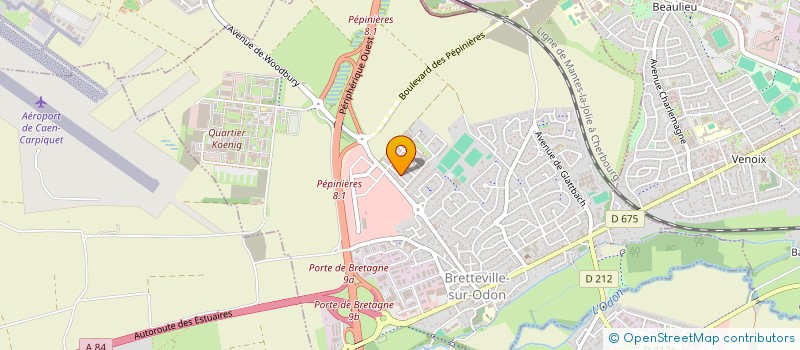 localisation de l'entreprise MADAME ELODIE CALMUS  BRETTEVILLE-SUR-ODON