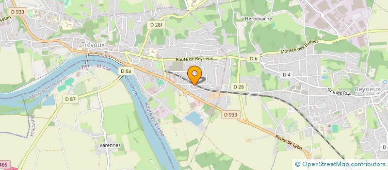 localisation de l'entreprise MADAME ELODIE CAMELO à TREVOUX
