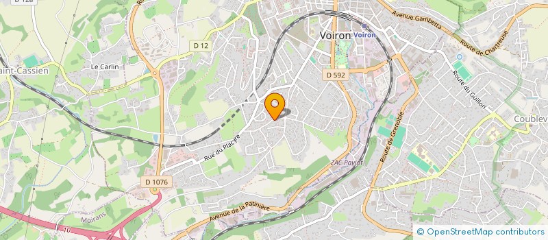 localisation de l'entreprise MADAME ELODIE CAMPANA à VOIRON