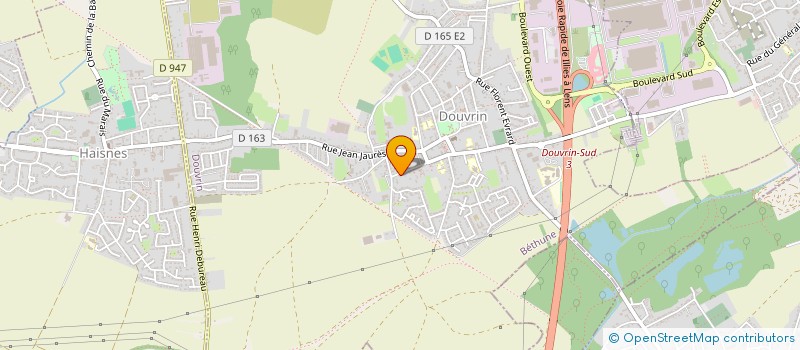 localisation de l'entreprise MADAME ELODIE CANIPEL  DOUVRIN