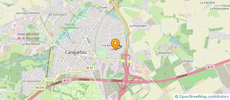 localisation de l'entreprise MADAME ELODIE CAPPE à CARQUEFOU