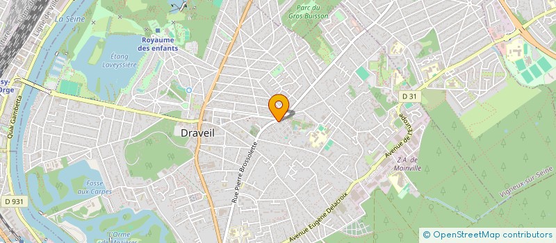 localisation de l'entreprise MADAME ELODIE CAPPELLO  DRAVEIL