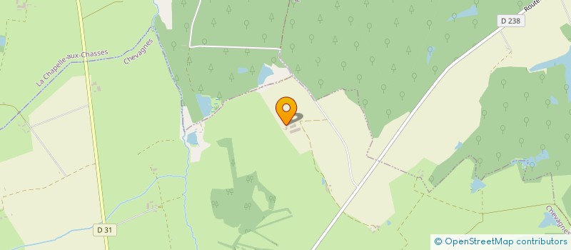 localisation de l'entreprise MADAME ELODIE CAPRON  LA CHAPELLE-AUX-CHASSES