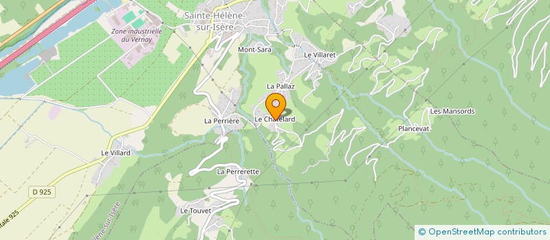 localisation de l'entreprise MADAME ELODIE CARABIN  SAINTE-HELENE-SUR-ISERE