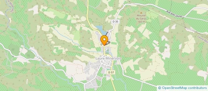 localisation de l'entreprise MADAME ELODIE CARBONNEL  LAURE-MINERVOIS