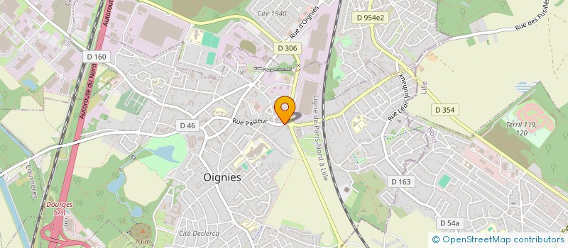 localisation de l'entreprise MADAME ELODIE CARLY  OIGNIES