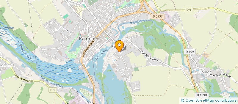 localisation de l'entreprise MADAME ELODIE CARPENTIER à PERONNE