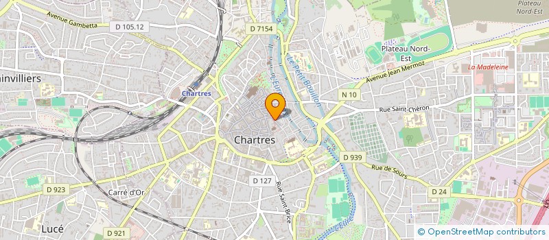 localisation de l'entreprise MADAME ELODIE CARPENTIER à CHARTRES