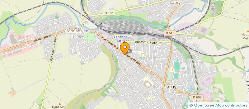 localisation de l'entreprise MADAME ELODIE CARREAU  JARNY