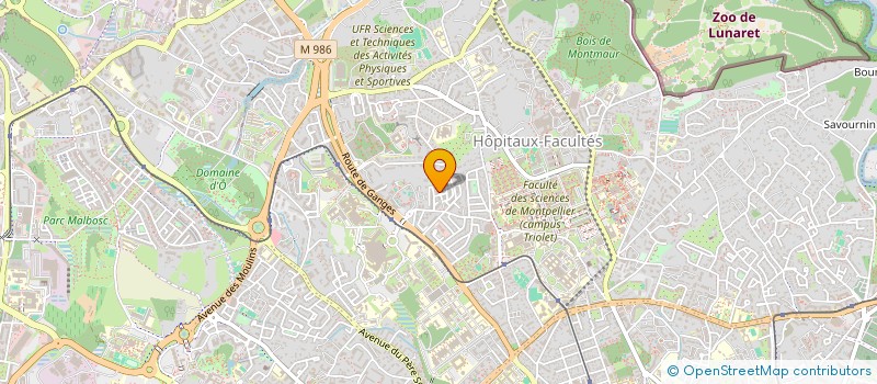 localisation de l'entreprise MADAME ELODIE CARRETEY à MONTPELLIER
