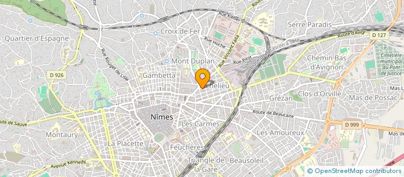 localisation de l'entreprise MADAME ELODIE CARTEYRADE  NIMES