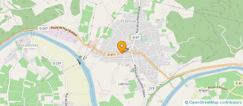 localisation de l'entreprise MADAME ELODIE CARTONNET à PRAYSSAC