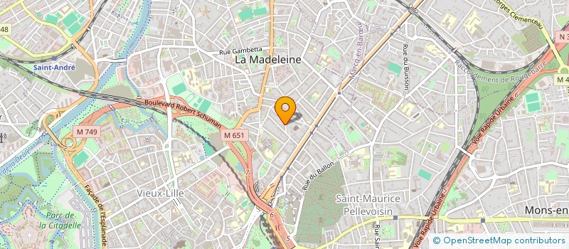 localisation de l'entreprise MADAME ELODIE CARUSO à LA MADELEINE