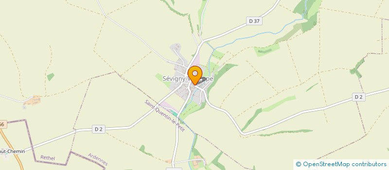 localisation de l'entreprise MADAME ELODIE CARVALHO  SEVIGNY-WALEPPE